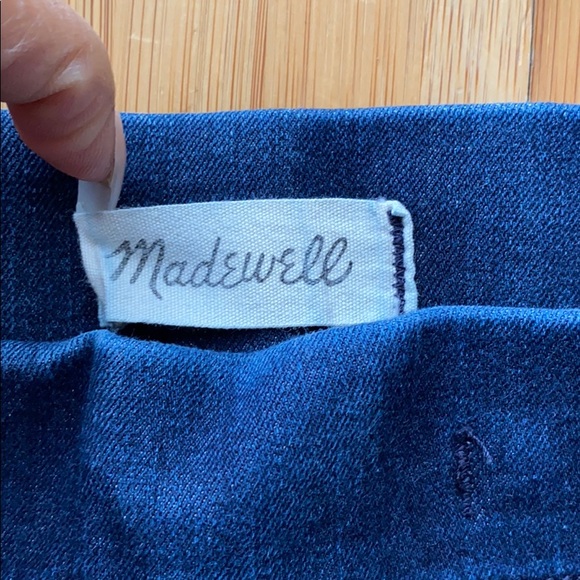 Madewell Anywhere Jeans blue Sz 28 - Picture 3 of 5